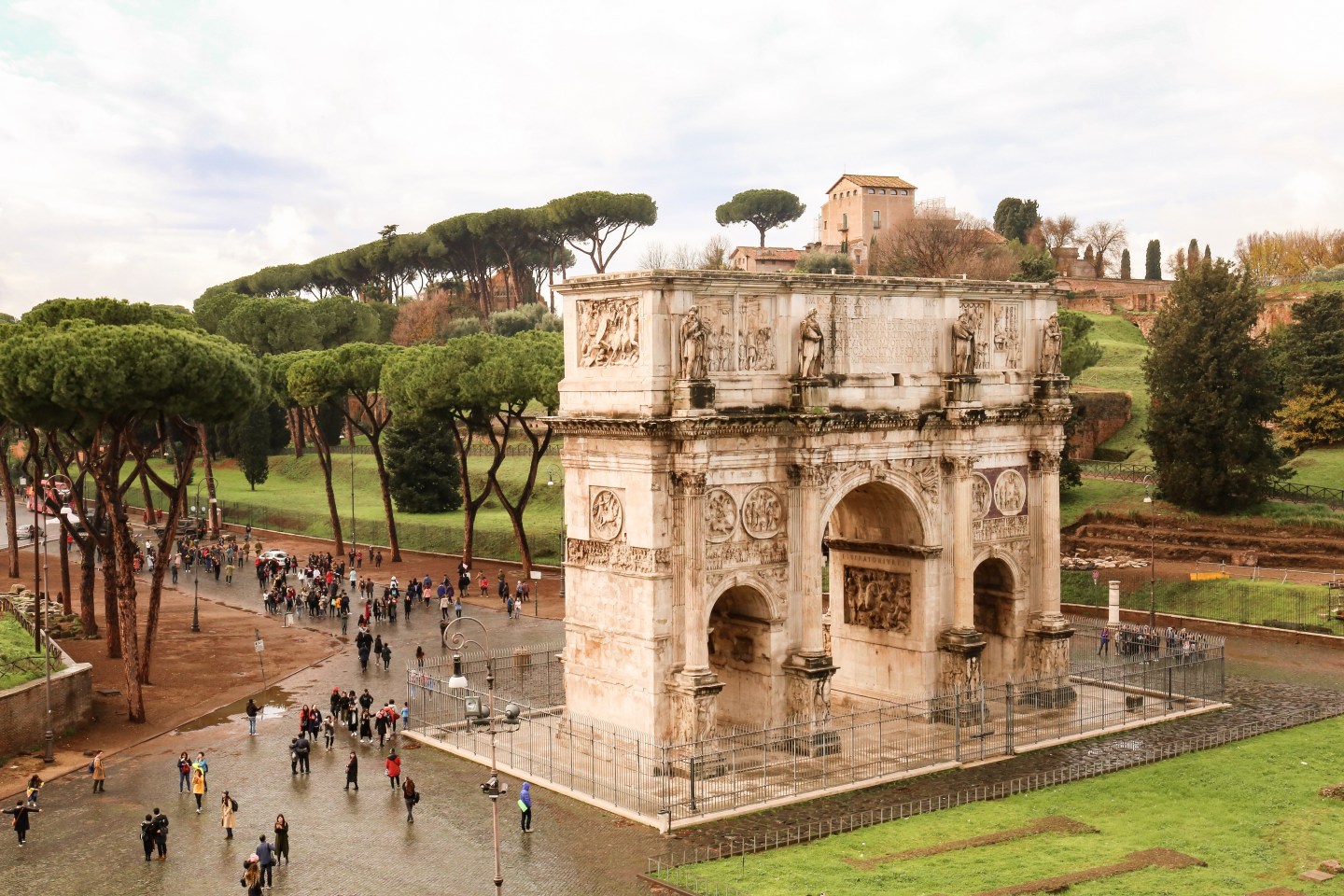 View from the Colosseum Rome